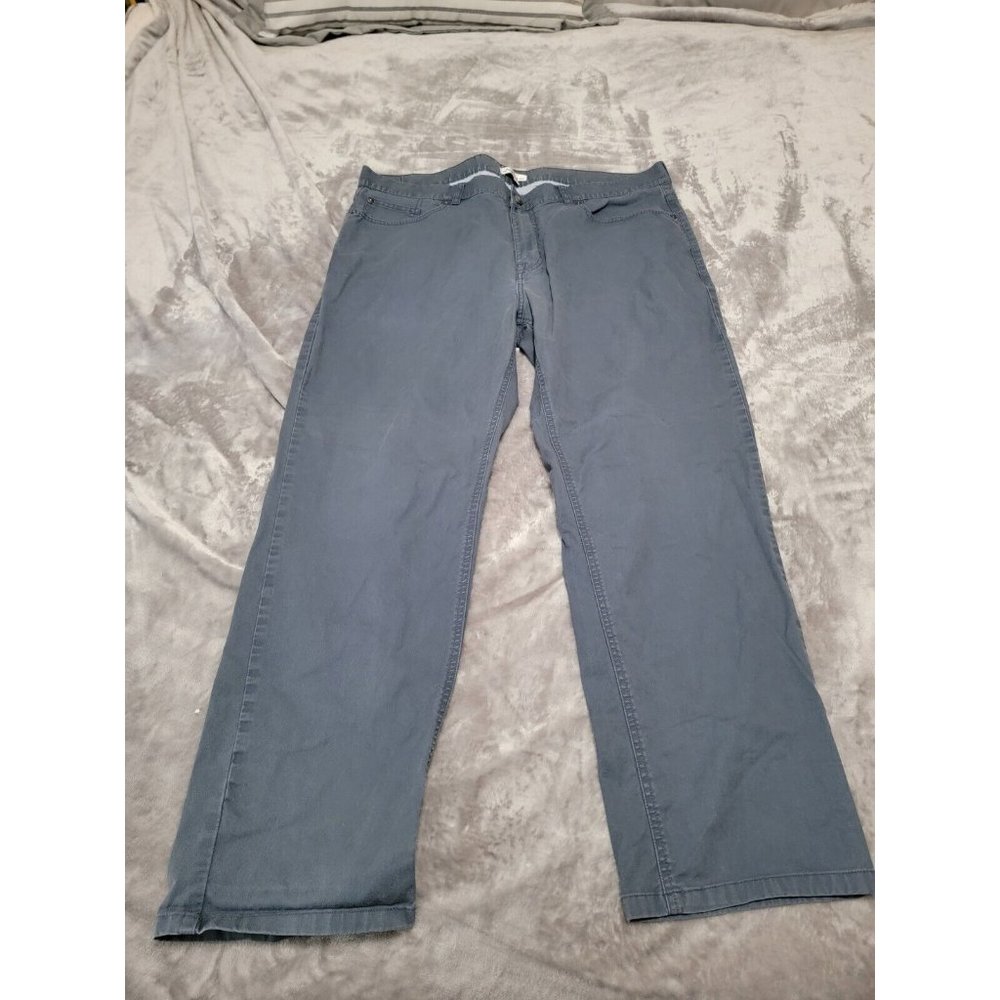 Peter Millar Pants Mens 40x27 bluish gray Flat Front Straight Leg Chino Pants